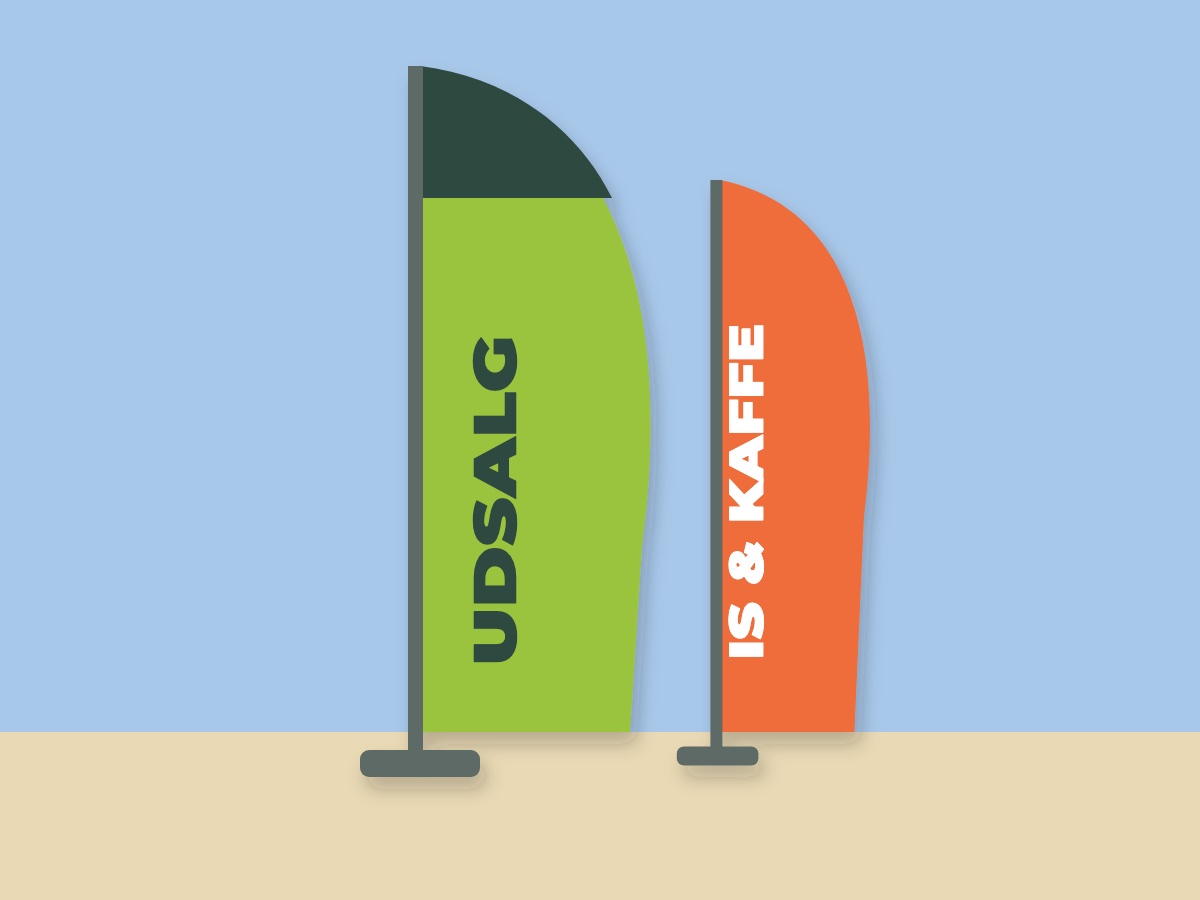 To beachflag