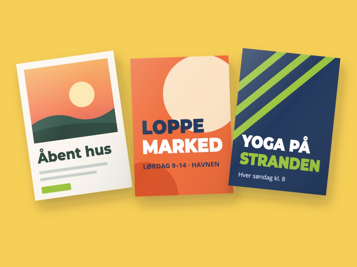 Trykte flyers